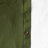 Solid Long Sleeves Button Shirt Skinny Pants Set HANI-051