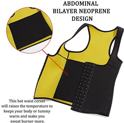 Neoprene Body Shaper Waist Trainer Cincher Vest