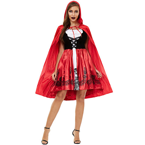 Little Red Riding Hooded Cosplay Dress Set MRP-9013