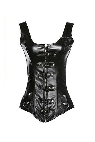 Push-up Body Shaping Garment Leather Corset ONY-638