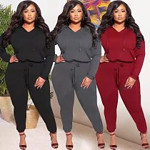 Casual Tracksuit Pullover Hoodies Sweatpants Outfits FST-7256