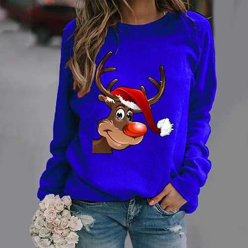 Christmas Vintage Clothes O Neck Tshirt Tops YX-0638