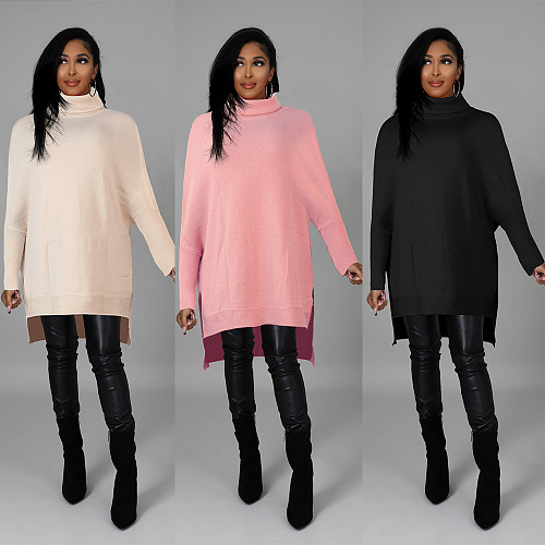 Casual Long Sleeve Turtleneck Pullover Sweater FSX-337