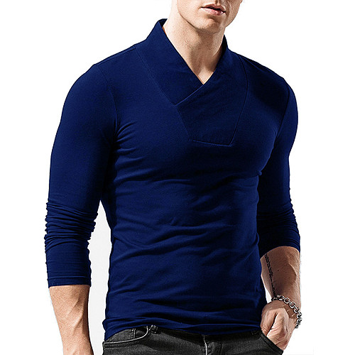 Men's High Quality Long Sleeve Pullover T-shirt WYMY-210913