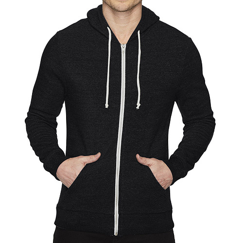 Men Zipper Hooded Sportswear Sweatshirts Jacket WYMY-1832