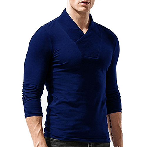 Men's High Quality Long Sleeve Pullover T-shirt WYMY-210913
