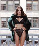 Sexy Lace Hollow-out Perspective Bralette Set TLJ-134