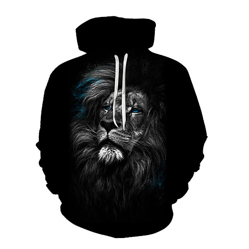 Men 3D Printed Street Hoodie Sweatshirt YANH-601843