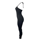 Sportswear Skinny Halter Backless Basic Jumpsuit ME-22Y8089
