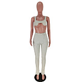Yoga Sports Bra Top And Pants Workout Outfits YIYI-81359