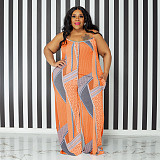 Plus Size Sleeveless Casual Loose Jumpsuits OSS-22392