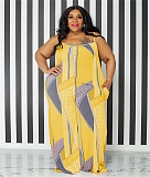 Plus Size Sleeveless Casual Loose Jumpsuits OSS-22392