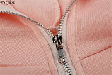Zip Up Hoodie Letter Printed Long Sleeve Sweatshirts RS-9792