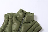 Stand Collar Sleeveless Vest Loose Padded Jacket DLS-22Y20083