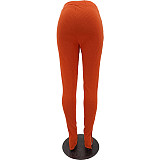 Casual Sporty Leggings Knitted Pencil Pants HGL-1560
