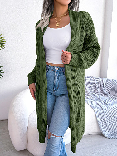 Versatile Loose Long Cardigan Sweater Coats BJS-1226