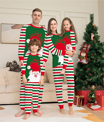 Christmas Parent-Child Pajamas Suit Sleepwear 2PCS ZY-22-052