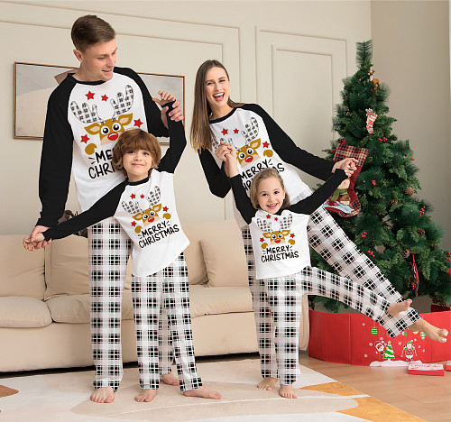 Family Matching Outfits Christmas Clothes Home Suit ZY-22-202