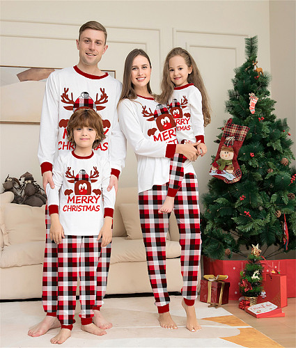 Family Christmas Parent-child Home Wear Pajamas Suits ZY-22-037