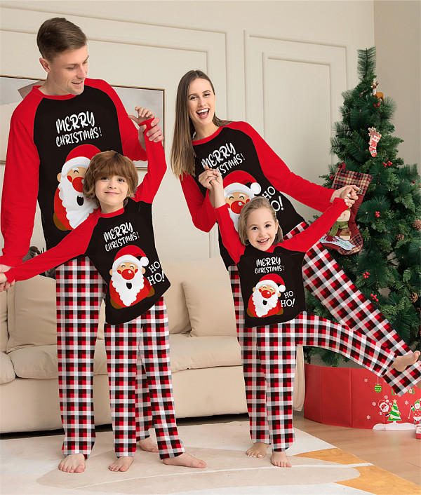 Christmas Clothes Parent-child Sleepwear Home Suit ZY-22-040