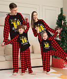 Christmas Patchwork Sleepwear Parent-child Clothing Sets ZY-22-005