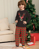 Christmas Pjs Plaid Holiday Deer Family Clothing Set ZY-22-045
