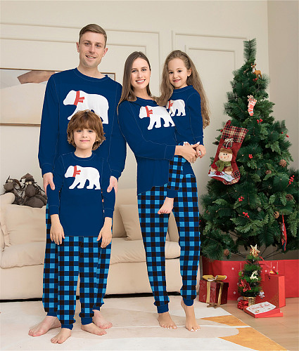Plaid Holiday Christmas Pjs Family Couple Clothing Set ZY-22-061