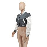 Fall Clothes Casual Patchwork Varsity Baseball Jacket WSY-5958