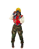 Casual Print Camouflage Parachute Cargo Pants TB-5620