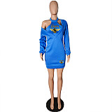 Chic Vest Crop Tops+V Neck Mini Dresses 2 pcs Set CHENGX-010