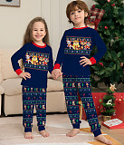 Christmas Pattern Two-Piece Parent-Child Family Suit ZY-22-007