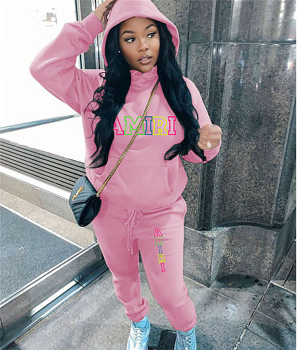 Casual Pullover Hoodies+Sweatpants Jogger Suits DN-8999A15