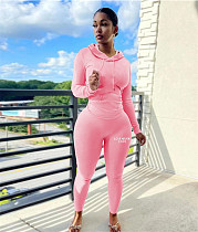 Casual Sportswear Hoodies Two Piece Pant Sets DN-8111L8