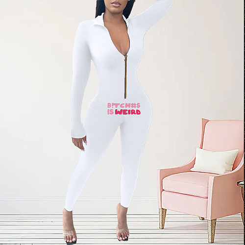 Fall Long Sleeve Bodycon Exercise Jumpsuits DN-3666B8s