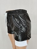 Streetwear PU Leather High Waist Booty Shorts FE-262