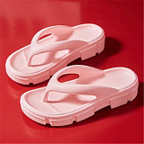 Summer Fashion Flip Flops for Women Soft Eva Thick Platform Outdoor Slippers Woman Sandals Clip Toe Non-slip Bathroom Slides