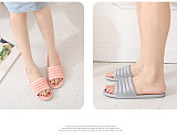 Fashion House Slippers EVA Soft Sole Slide Sandals Men Women Indoor Comfortable Non-slip Home Shower Slippers