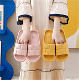 2023 Summer Soft Comfortable EVA Non-slip Flip Flops Bath Slippers Couple Family Flat Shoes Hotel Sandals Women Indoor Home Slippers