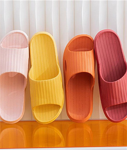 Men Women Indoor Floor Flat Shoes Soft Home Slippers Bathroom Sandal Slippers EVA Anti-Slip Hotel Family Flip Flops