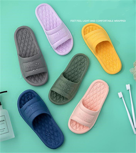 Summer Home Splippers Men Women Non-slip Slides Soft Floor Flat Shoes Indoor Bathroom Hotel Unisex Eva Flip Flops Sandals
