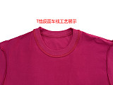 Cotton Solid Color Short Sleeve All Match Tee Shirts ML-7512