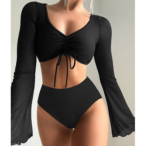 Long Sleeve Cover Up Swimsuits Bikini Sets GM2375