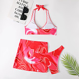 Beachwear Tie Dye Print 3 Piece Bikini Sets TL2208