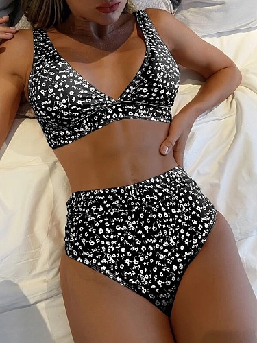Swimwear Floral Bathing Suit Sexy Bikinis Set TL2322