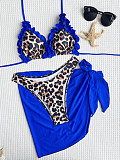 Leopard Print Lace Push-Up Sexy Bikinis Swimsuits Set CHS-6482