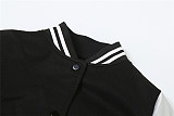 Women Embroidery Patchwork Jacket Baseball Coat SXE-K23C33900