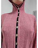 Fashion Women Irregular Long Sleeves Knitted Cardigan XT-8212