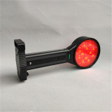 Double-sided azimuth light railway signal light roadblock double-sided warning light with magnetic adsorption 