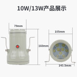 Explosion-proof sight hole lamp Explosion-proof mirror lamp Mirror lamp for reaction kettle LED 5W24v 220v12v36V BAK51 
