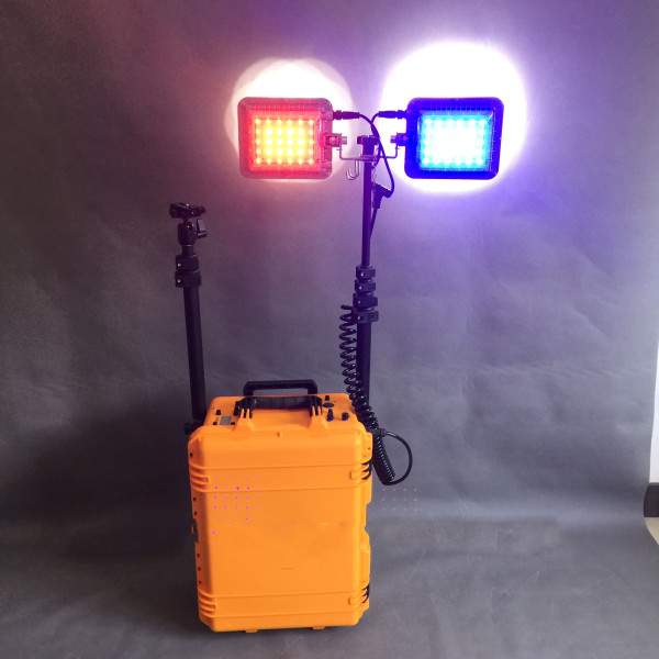 Mobile multi-function lighting device LED scene investigation lamp lifting work light box lamp FW6108 